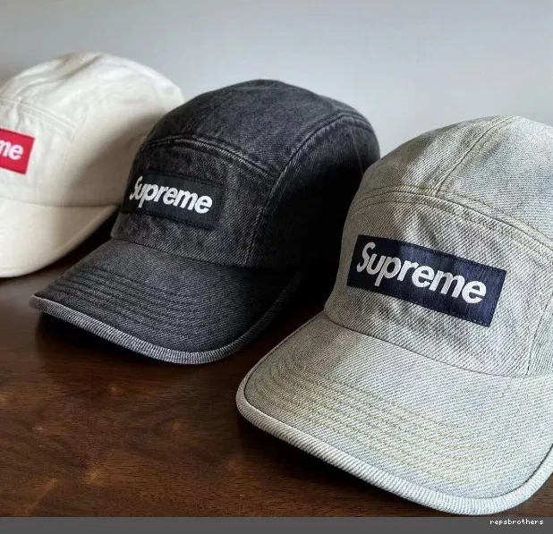Washed Hat CAP Black Tannin DENIM Water White CAMP Camping Washed SS23 Blue Water 0713